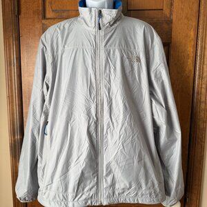 The North Face Gray w/Blue Fleece Lining Zip Up Jacket X-Large